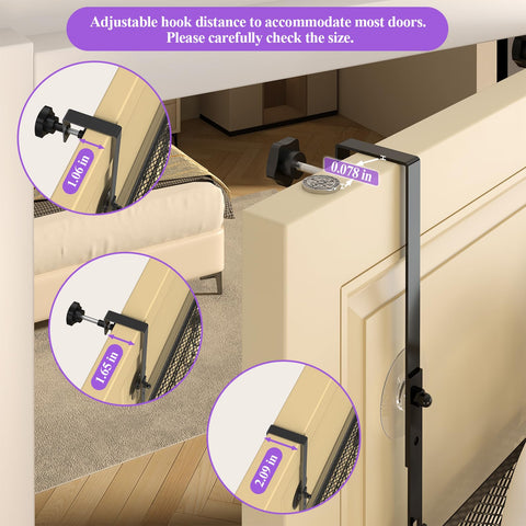 Bukfen trace-free installation option for wall mounting without damage.