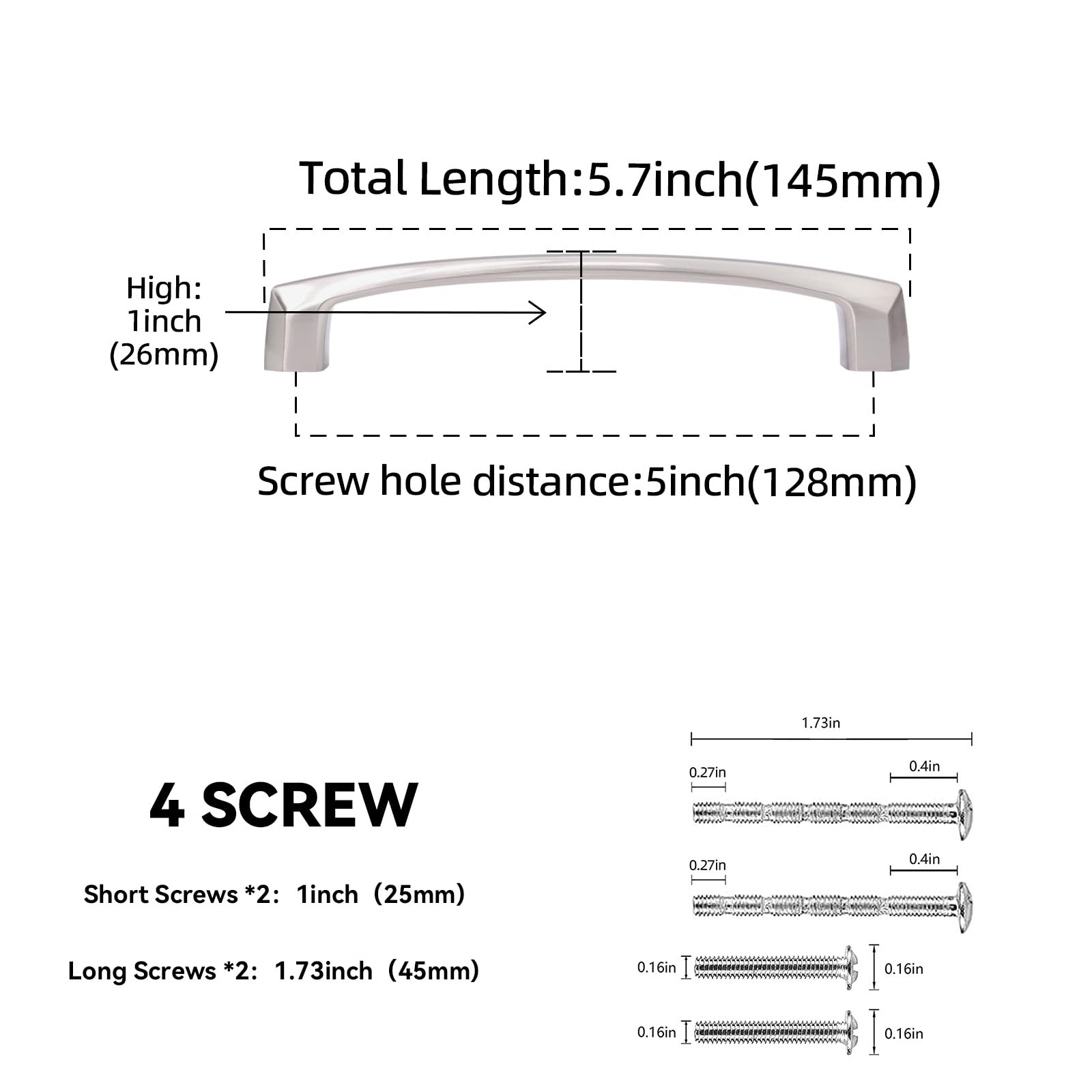BUKOBYHE 10-pack cabinet pulls in brushed satin nickel for quick kitchen upgrade