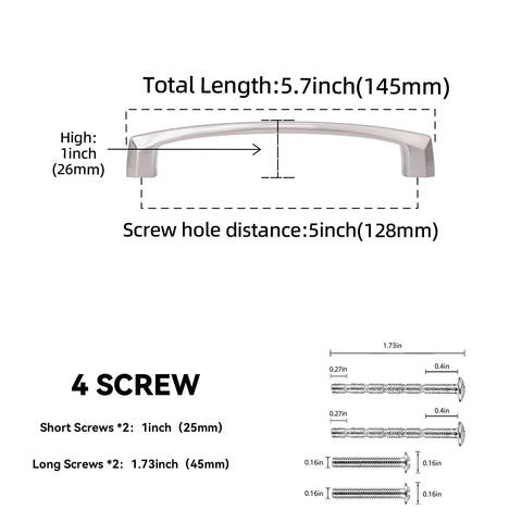 BUKOBYHE 10-pack cabinet pulls in brushed satin nickel for quick kitchen upgrade