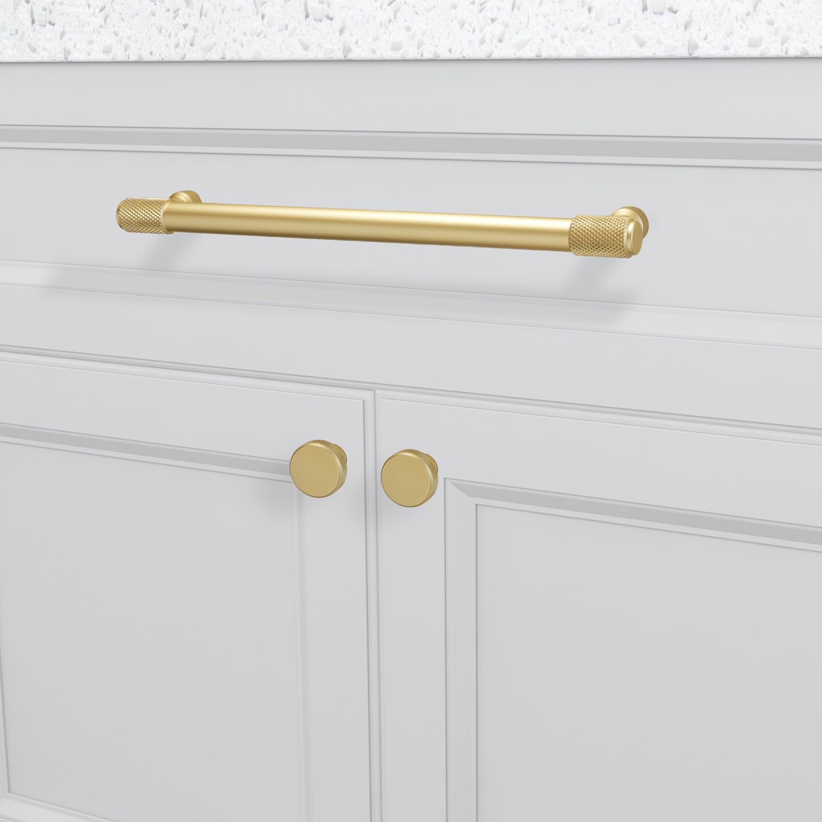 BUKOBYHE kitchen cabinet knob pack shown for easy refresh.