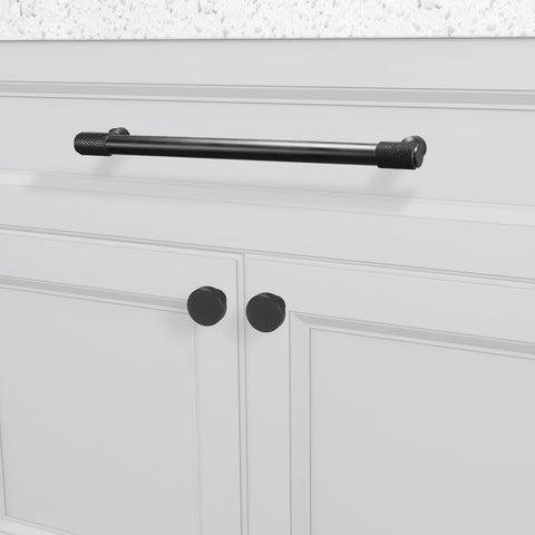 BUKOBYHE matte black knob screws included for fast installation