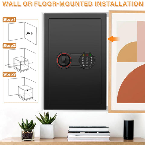 Bukumo safe includes spare keys for convenient access when needed.