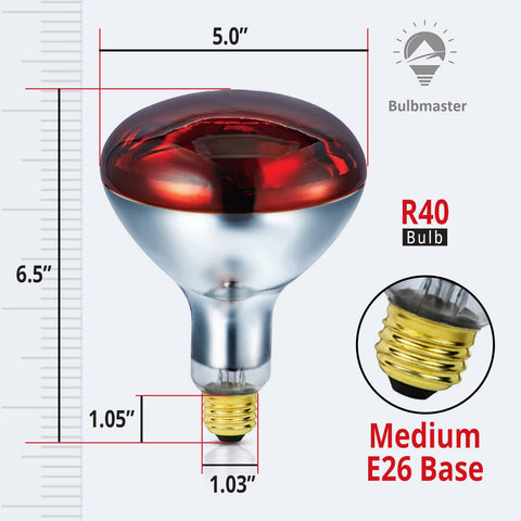 BULBMASTER red heat lamp ideal for chicken coops