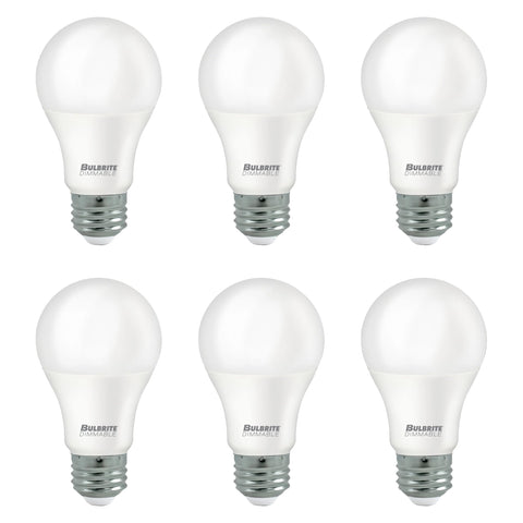 Bulbrite 774235 A19 LED bulb with frosted finish for energy-saving soft white lighting.