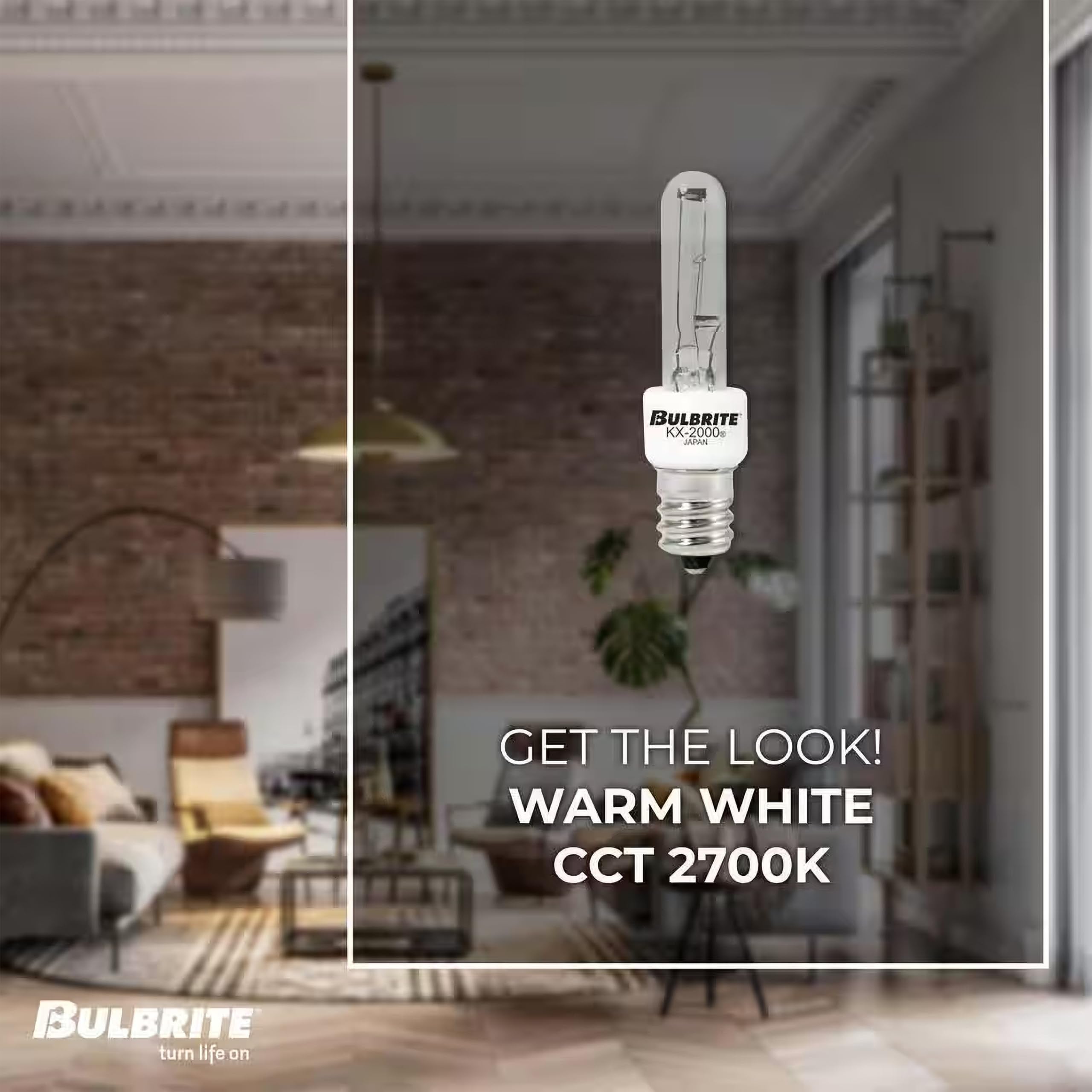 Bulbrite KX40/E12 candelabra base two-pack fits many fixtures