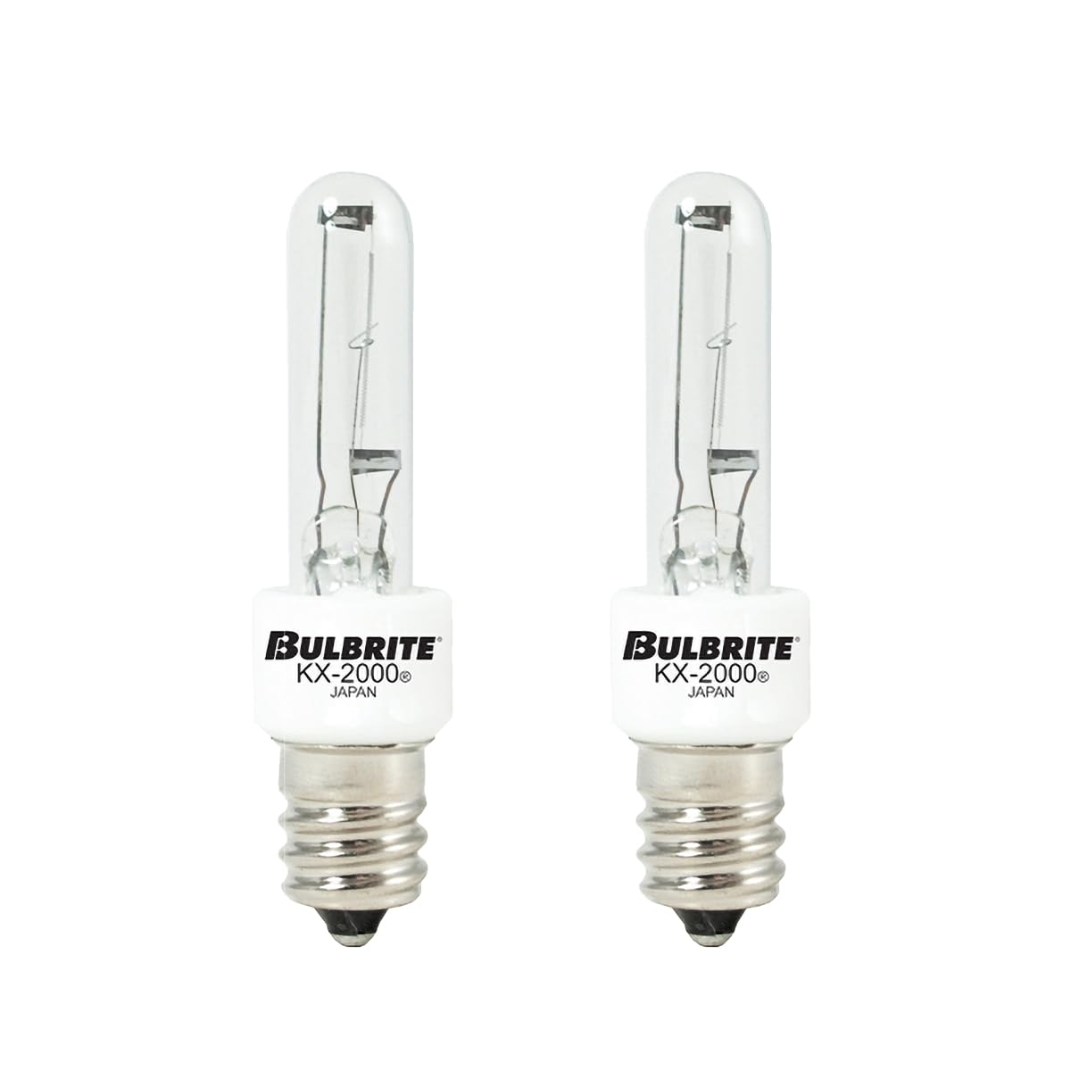 Bulbrite KX40/E12 clear T3 bulb for chandeliers and vanity lighting