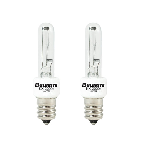 Bulbrite KX40/E12 clear T3 bulb for chandeliers and vanity lighting