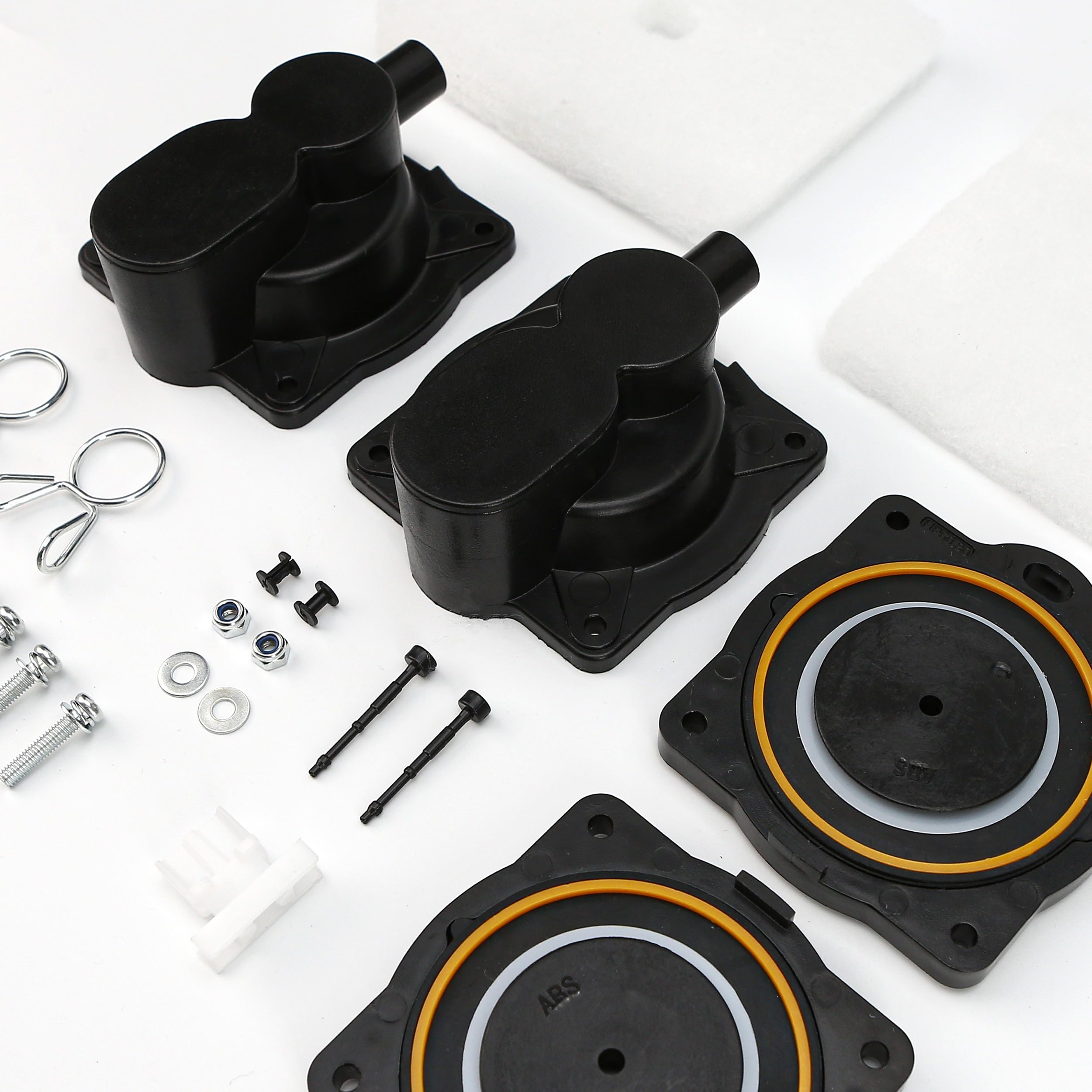 BuleVina hole clamps for a sturdy, leak-free installation.