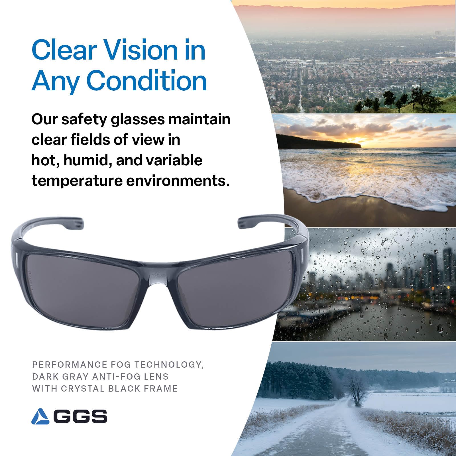 Bullhead Dorado lenses with performance fog technology provide anti-fog performance