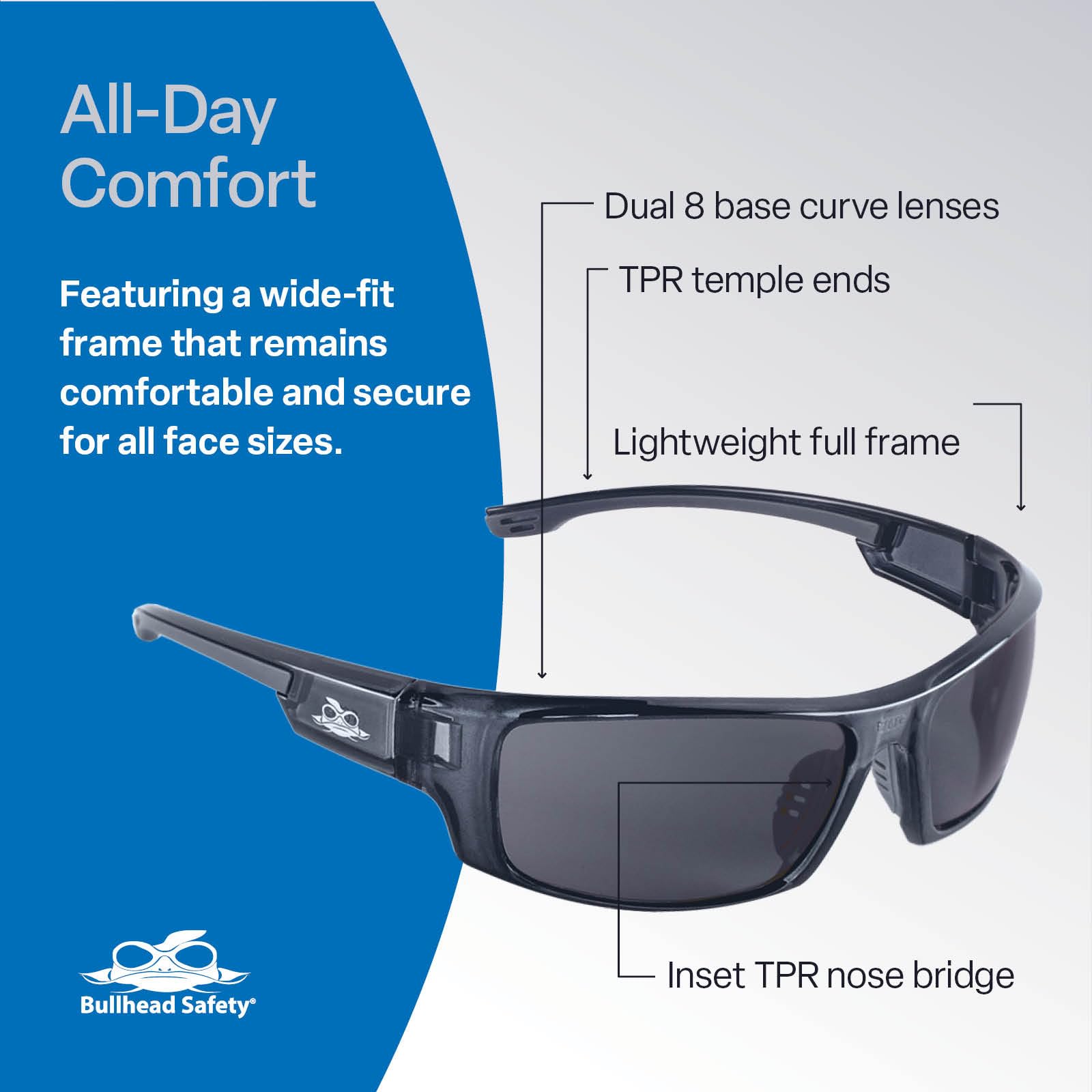 Bullhead Dorado lightweight frame ideal for long wear