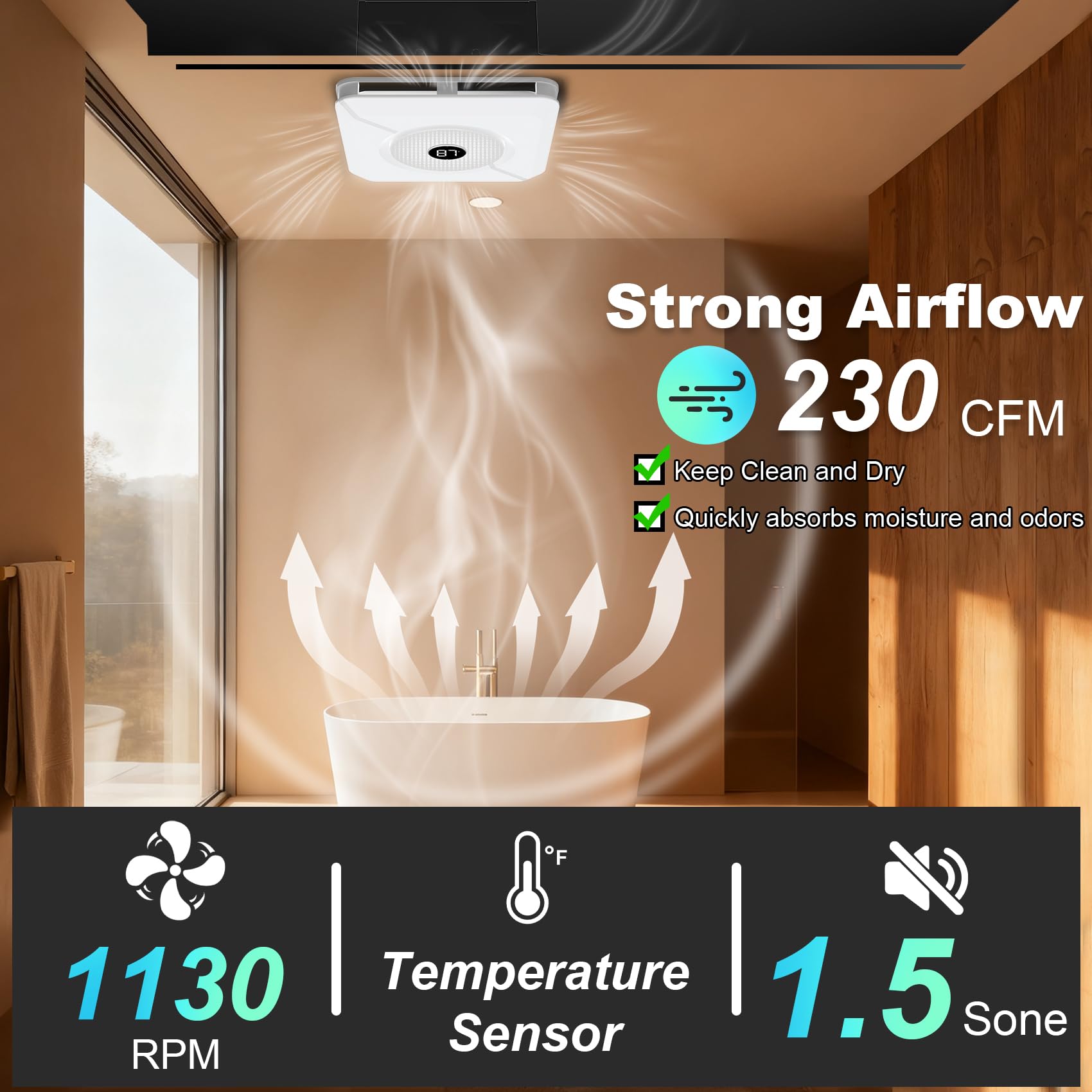 Bullro remote control operation for fan, light, and Bluetooth settings