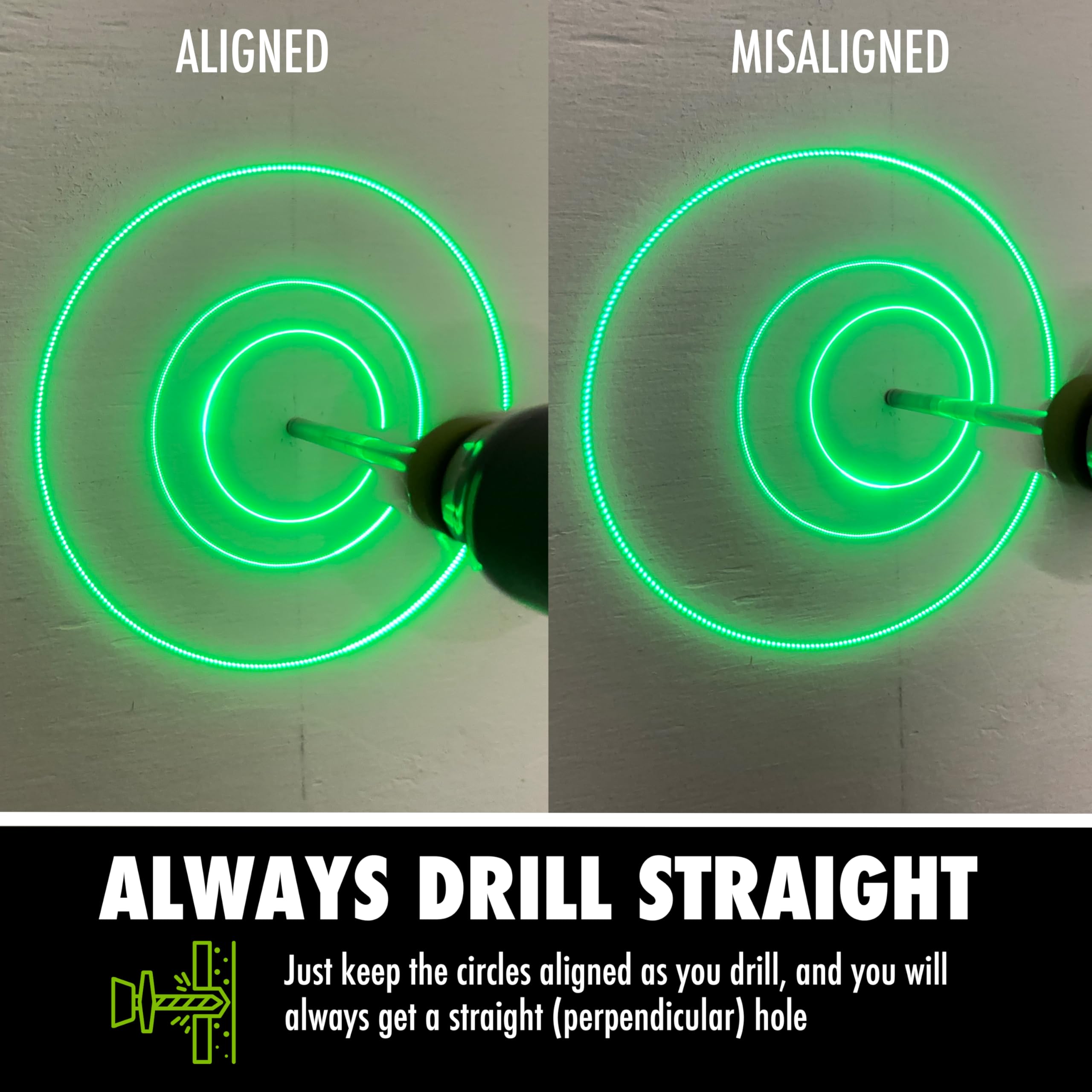 BullseyeBore Core CG1-101 magnetic attachment enables rapid, tool-free alignment