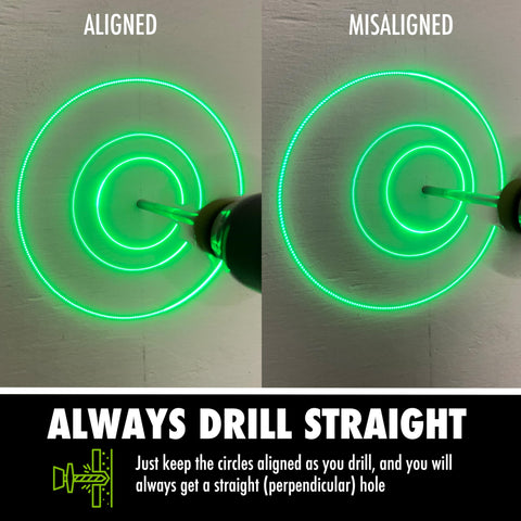 BullseyeBore Core CG1-101 magnetic attachment enables rapid, tool-free alignment