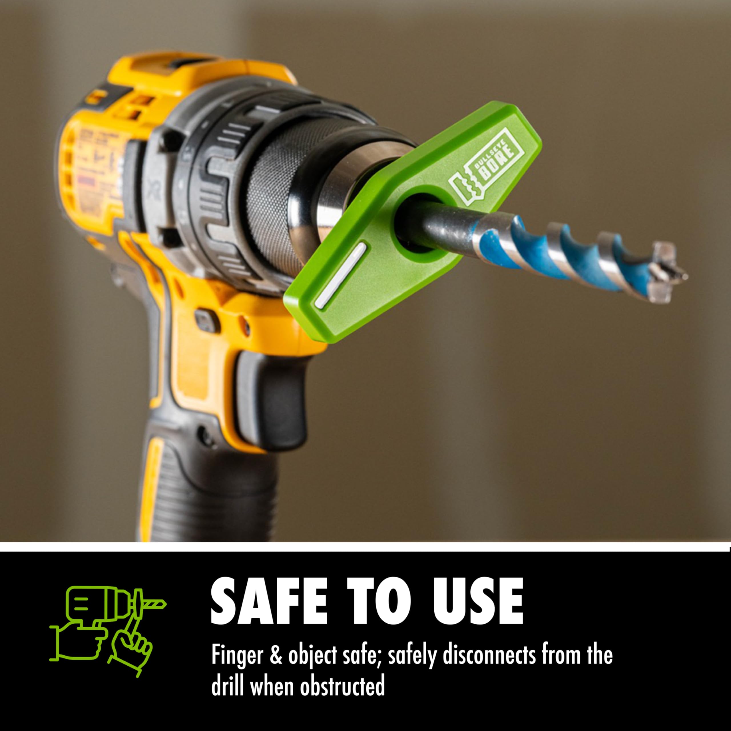 BullseyeBore CG1-101 visual worksurface aid improves viewing angles during drilling