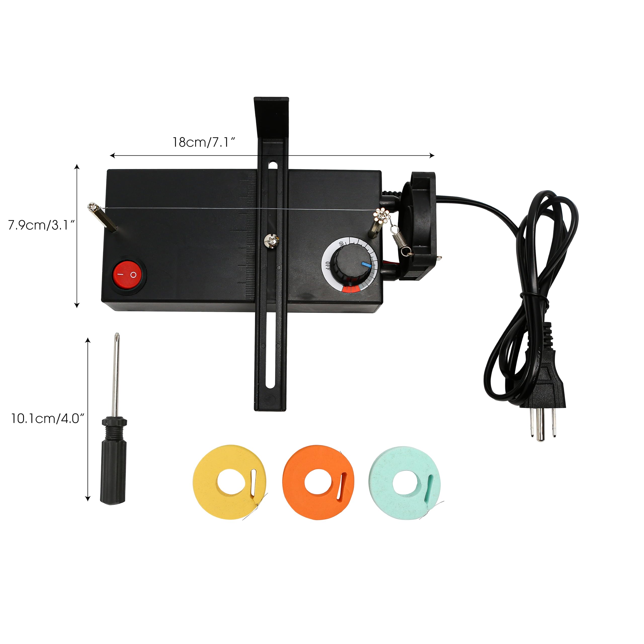 BuleVina control panel highlights adjustable temperature for versatile materials