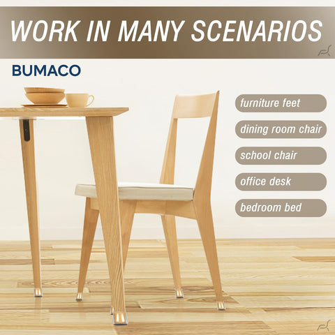 BUMACO easy-to-install chair pads require no tools and stay in place