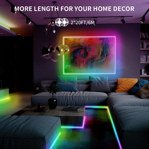 Bunacet COB LED strip is cuttable and ships with 4-pin connectors