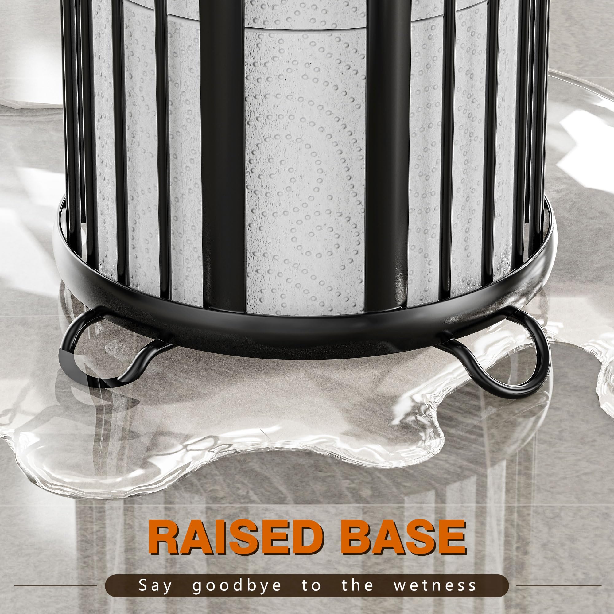 Bunoxea free standing design moves easily to fit any layout
