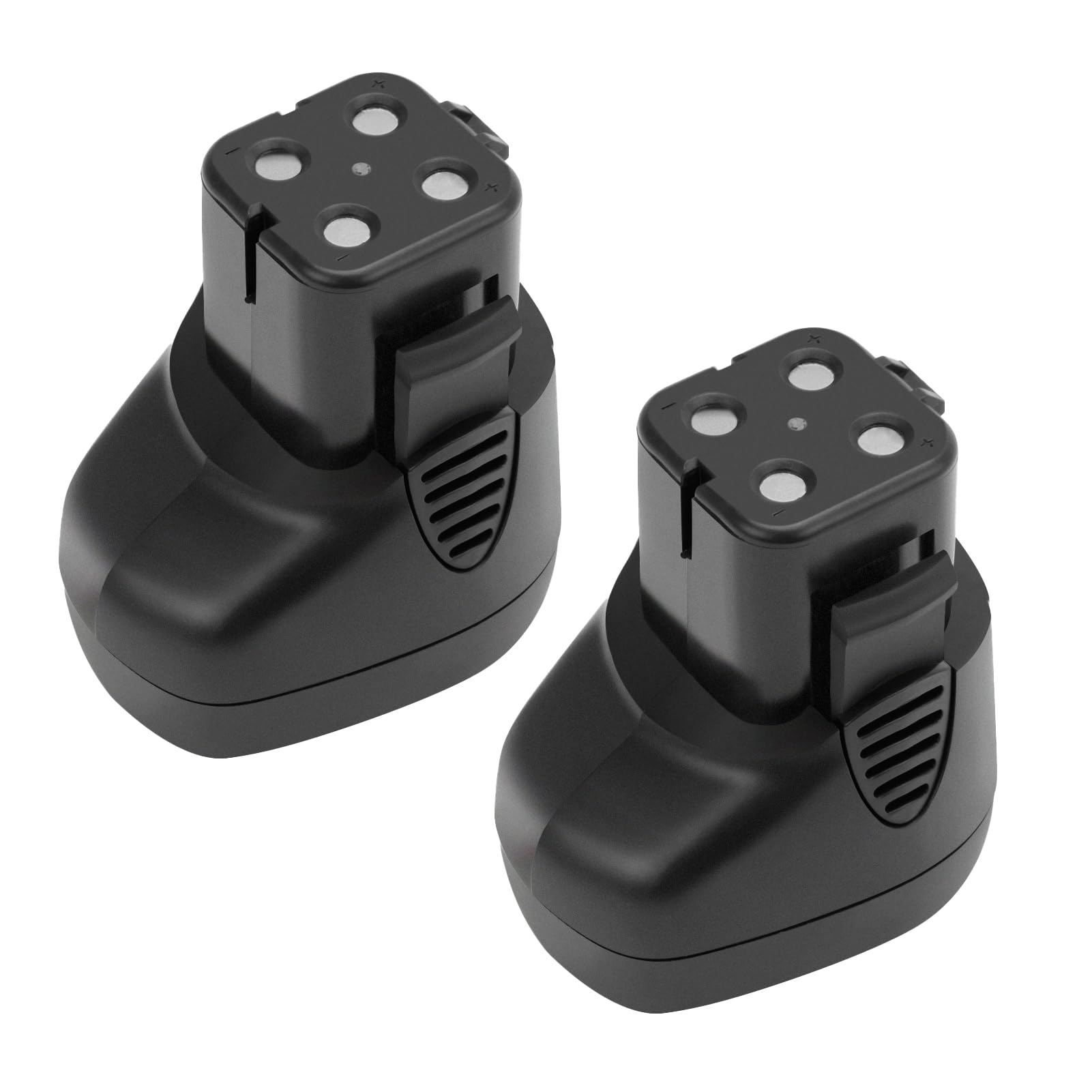 BURGARDEN two-pack 7.2V 3500mAh Ni-MH batteries ready for quick replacement.