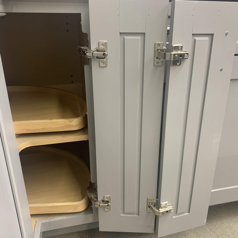 BURKS durable zinc cast hinge withstands frequent opening and closing.
