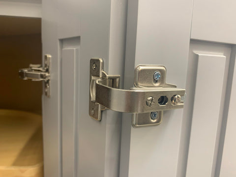 BURKS reliable corner hinge pair supports long-term kitchen functionality.