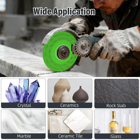 BURMONG 20mm-adapter-washer-included expands compatibility with common angle grinders.