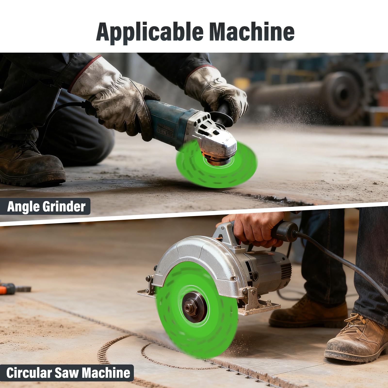 BURMONG multi-hole-design cools during long cuts for stable performance.