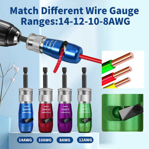 BURMONG twisting tool in action connects 2–5 wires quickly.
