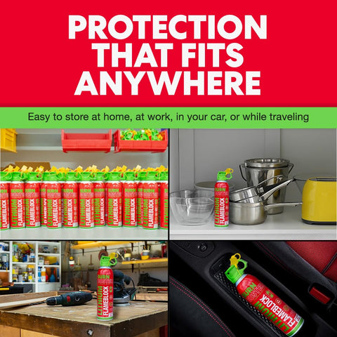 BurnBuster home, office, and car readiness for electronics fires.
