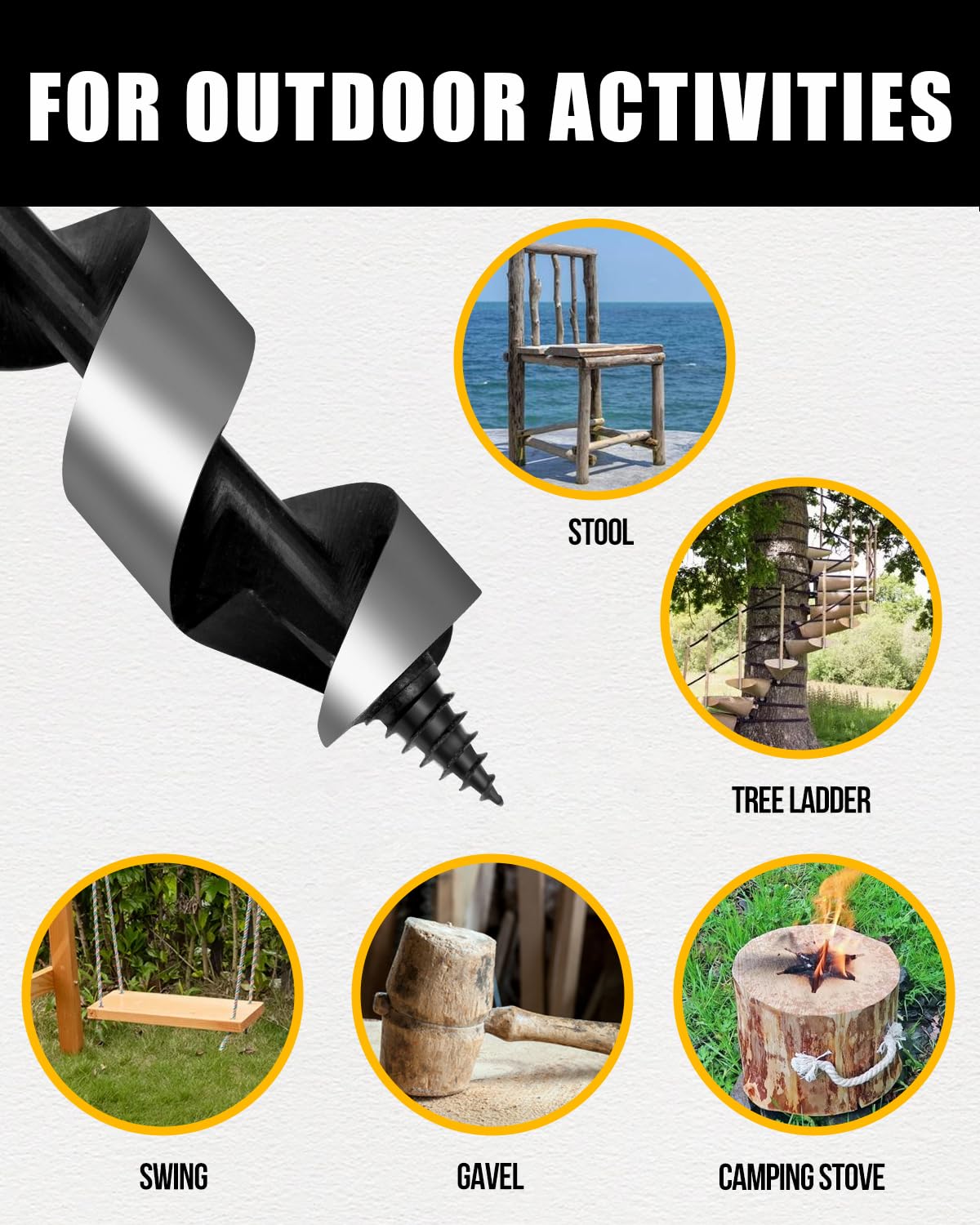 Burtok tool attaches to belt or backpack for quick access.
