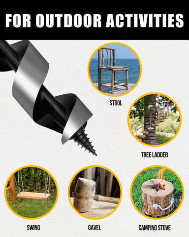 Burtok tool attaches to belt or backpack for quick access.
