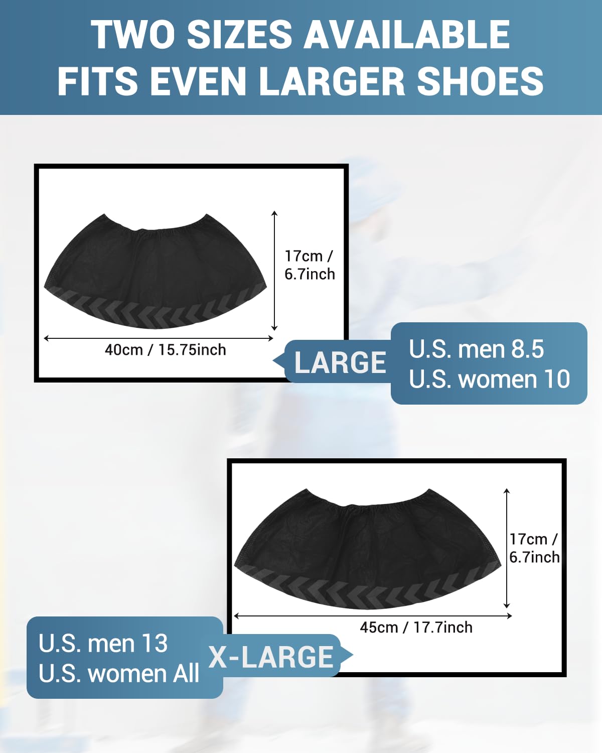 Buself X-Large fits up to US men's 13 and most women's sizes