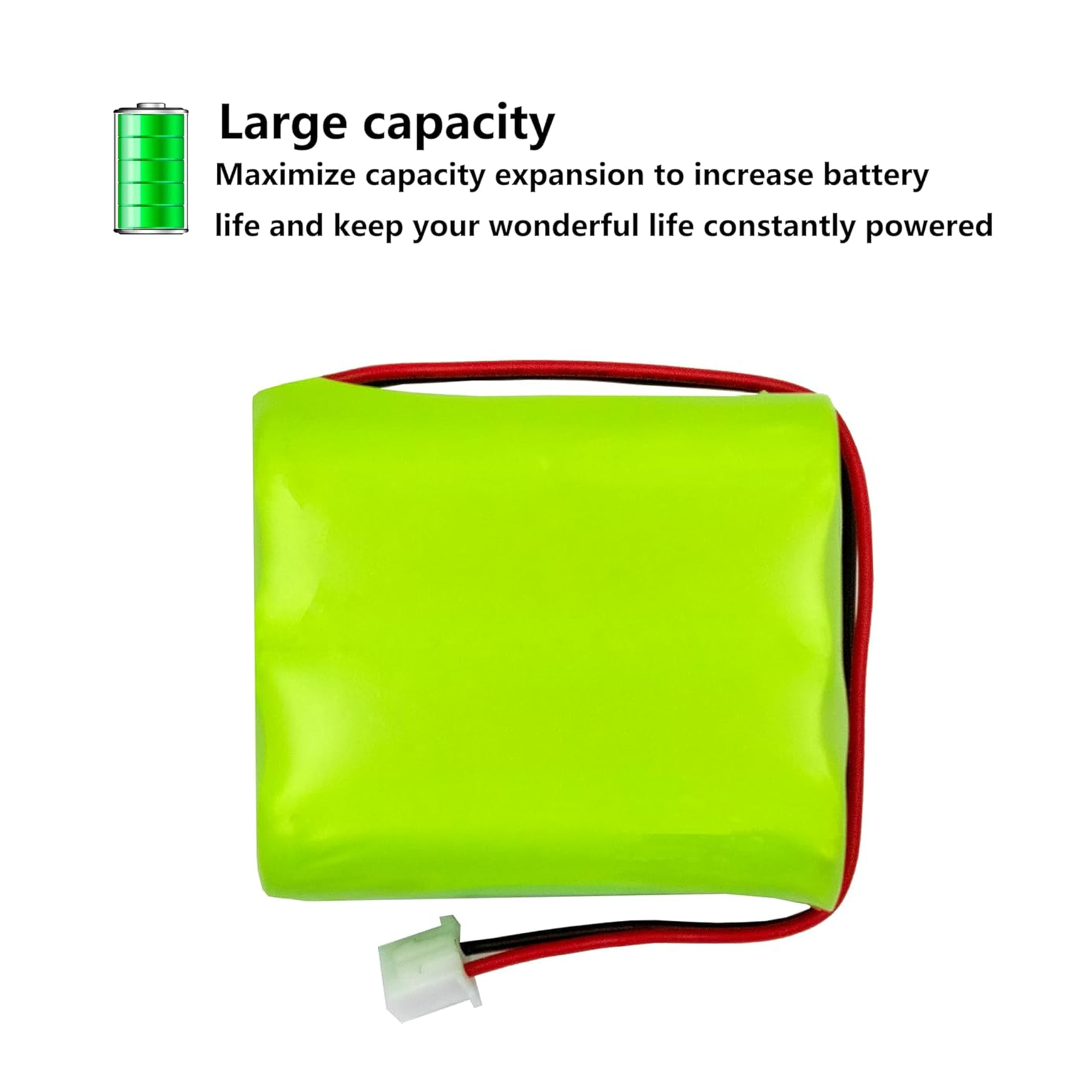 BUSFUIVA 228844 upgrade battery, showing protective-state activation during first full charge.