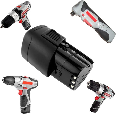 BUSFUIVA Nextec 12V battery side view for balanced tool use.