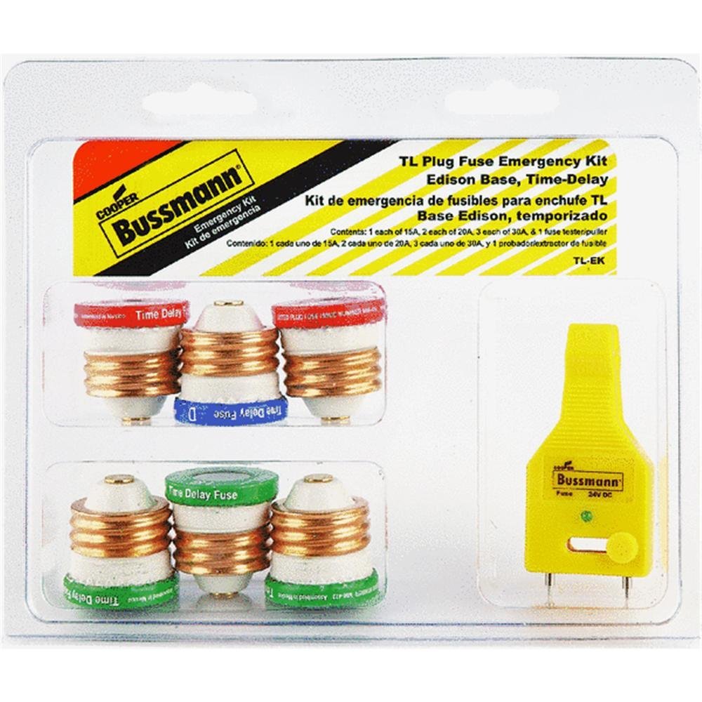 Bussmann TL-EK TL fuse assortment with tester for motor circuit protection and quick testing