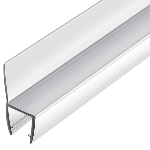 Butecare vertical H-jamb seal closeup demonstrates soft silicone bottom sweep for quiet sliding