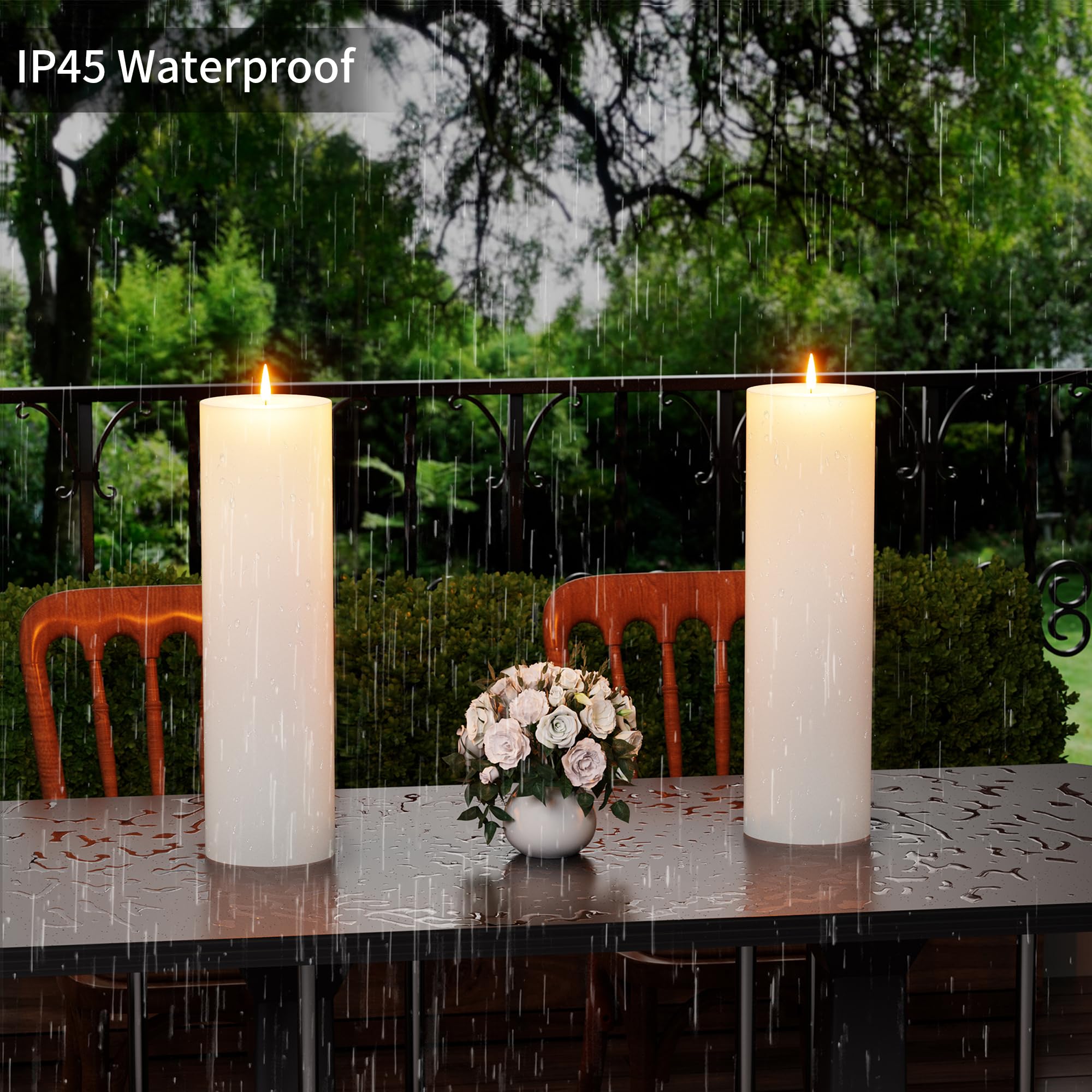 BUTHY battery-powered candle offers cord-free placement and safety.