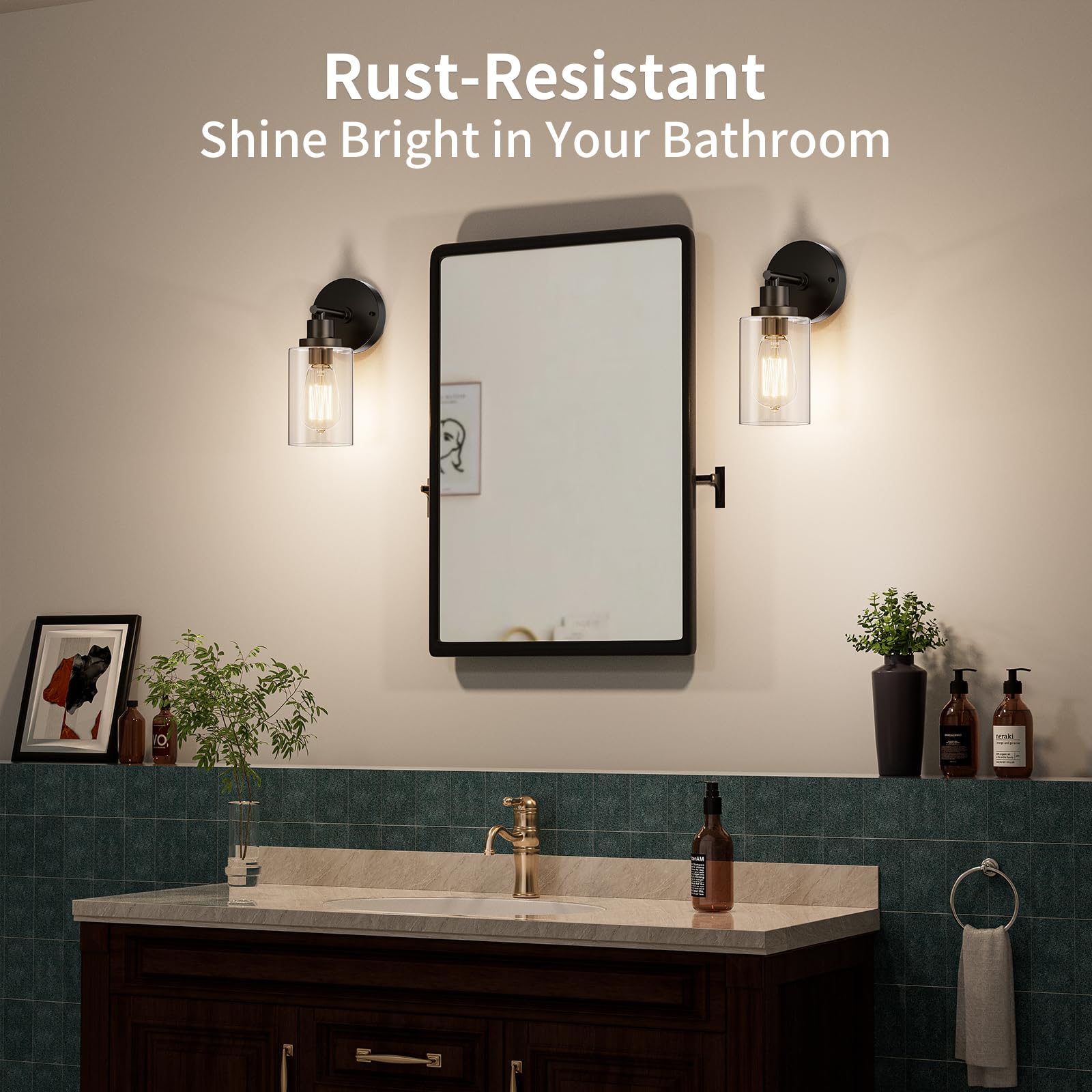 BUTHY brushed nickel base detail highlights durable finish and stable support