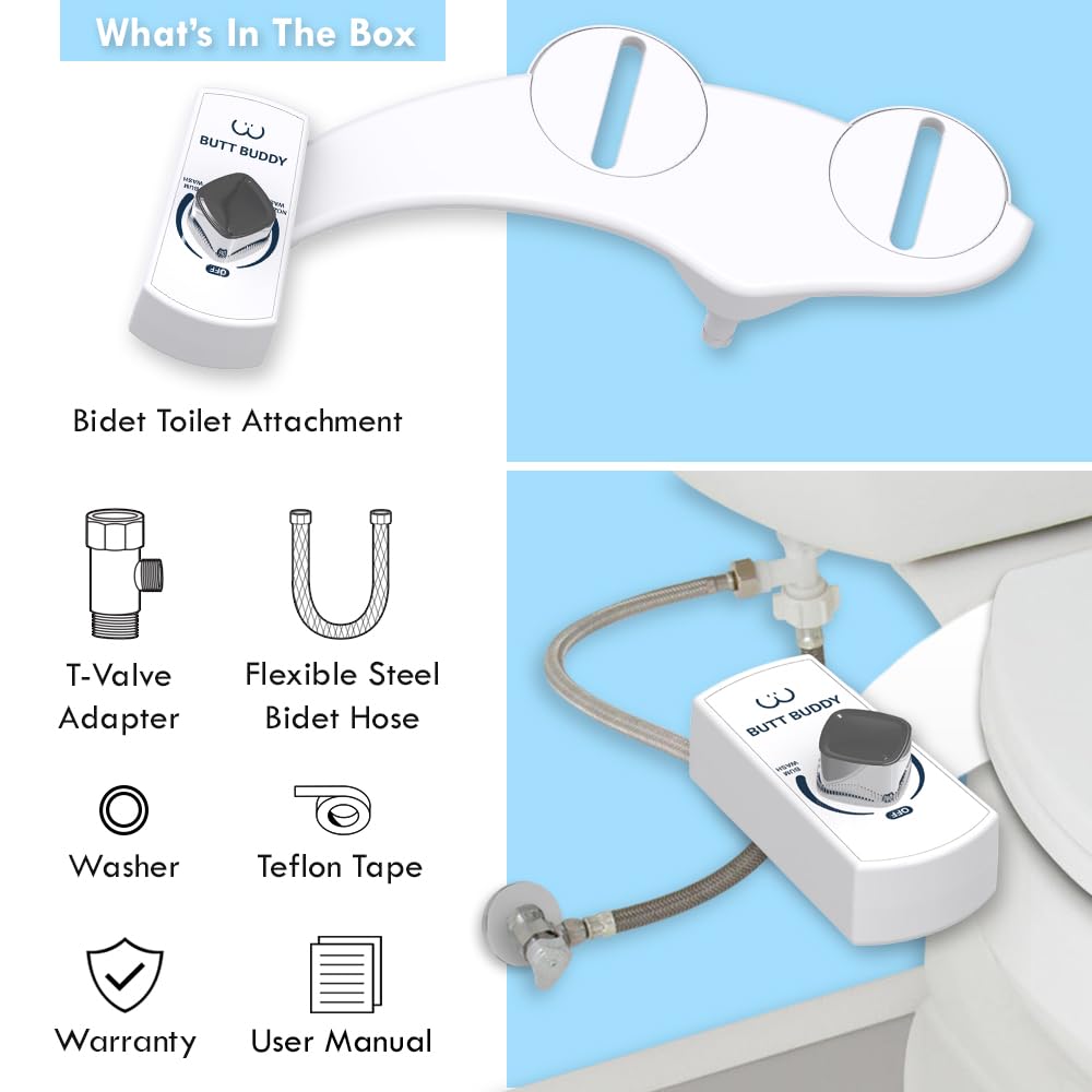 Butt Buddy spray action demonstrated during use