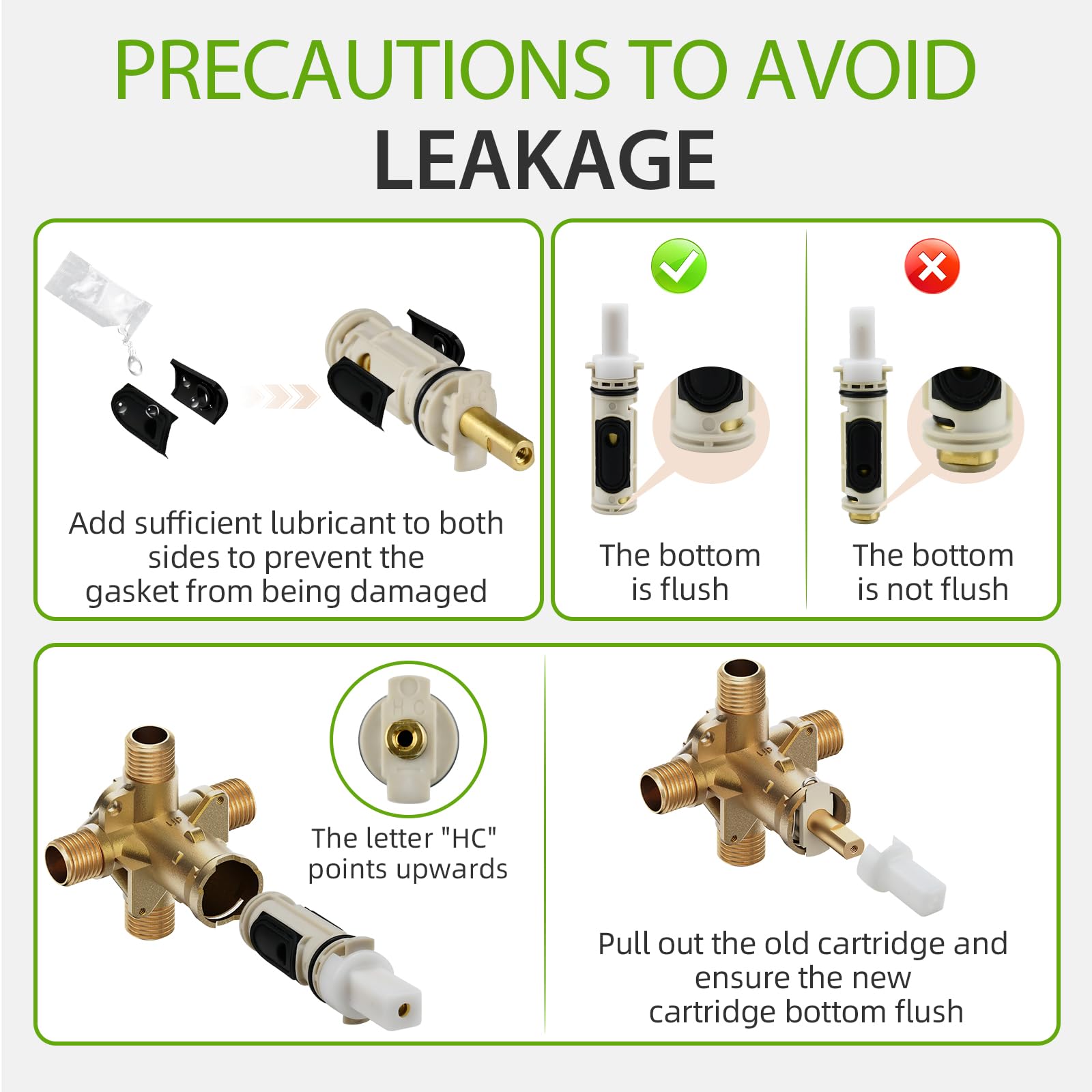 BUWTIQ leakage reduction test image showing improved seal and efficiency