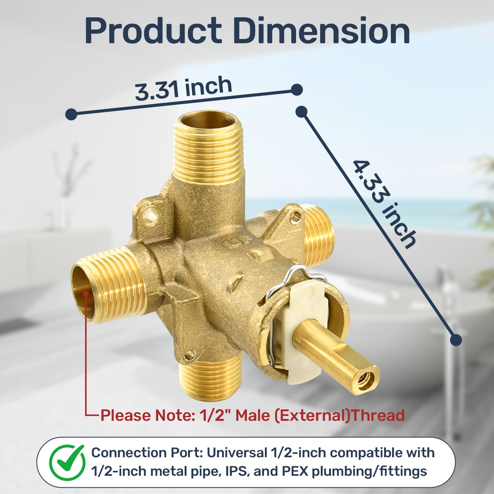 M-Pact compatibility with Posi Temp handle for smooth retrofit.