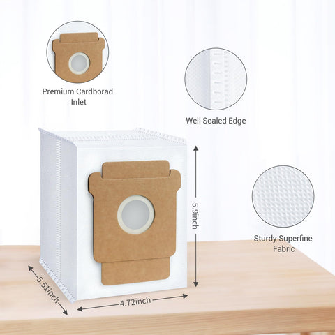 Easy-installation illustration for BUXEBUX Roomba bags with no tools