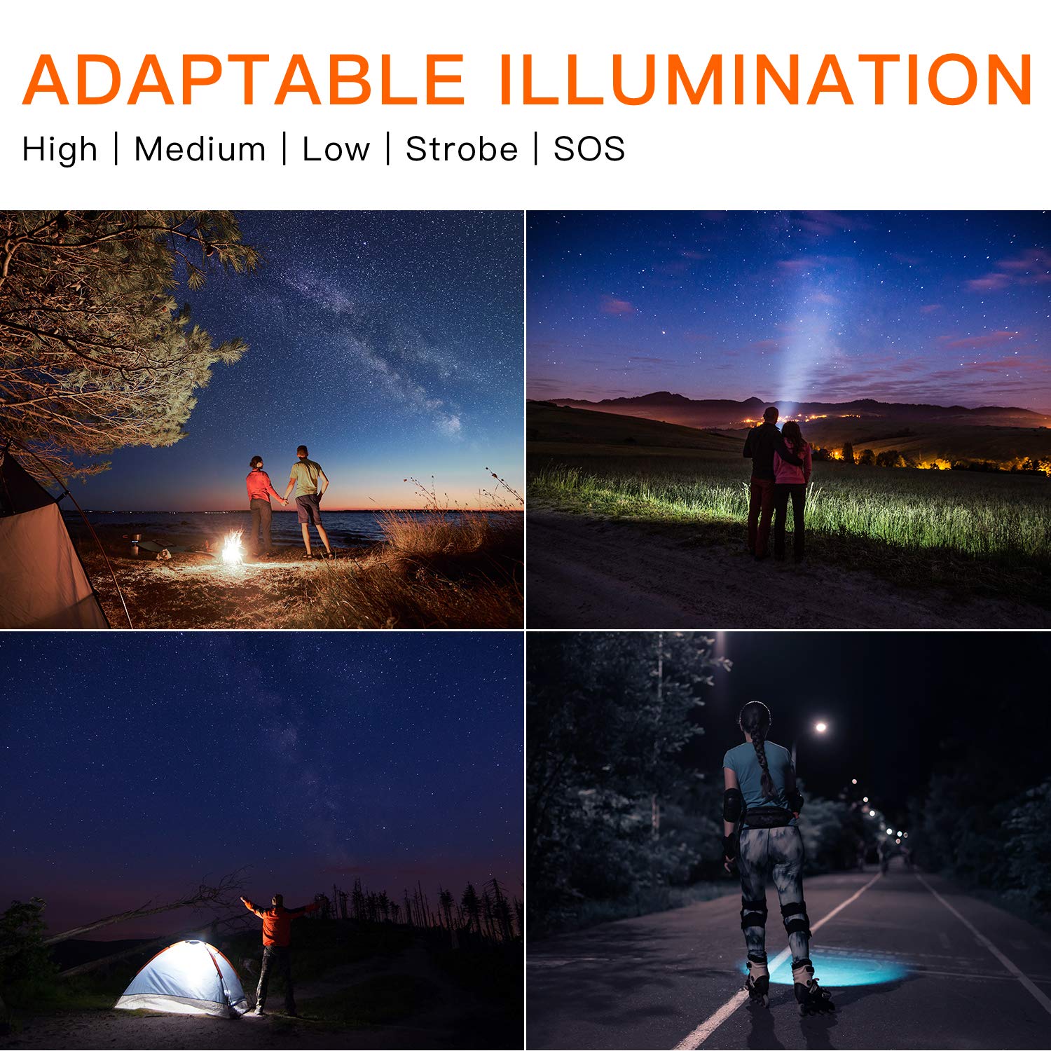 BUYSIGHT durable aluminum alloy shell built to resist rugged outdoor use