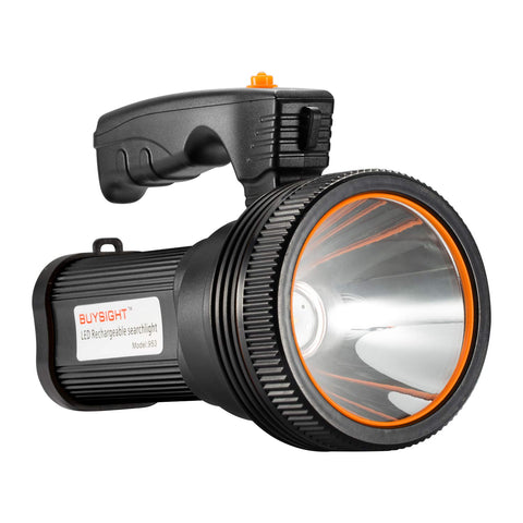 BUYSIGHT Rechargeable Spotlight front view, bright beam for outdoor visibility