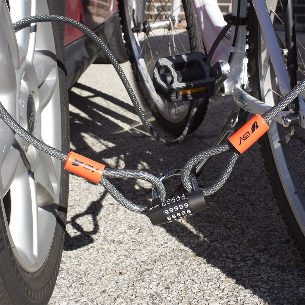 BV braided steel cable shows weatherproof protection for outdoor security.