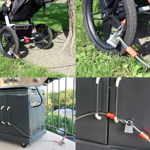 BV compatible with padlocks and chain locks for versatile protection.