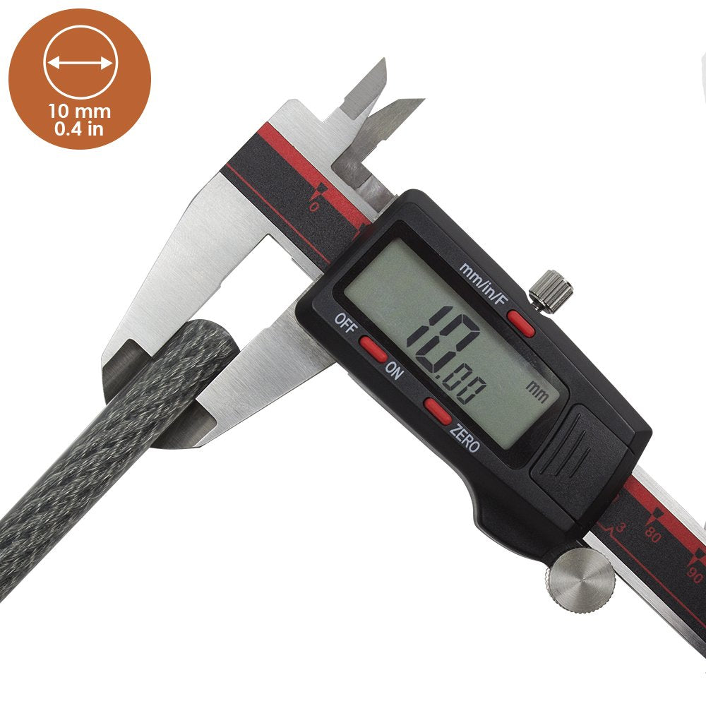 BV Heavy-Duty braided steel outer shell emphasizes cut resistance during daily rides