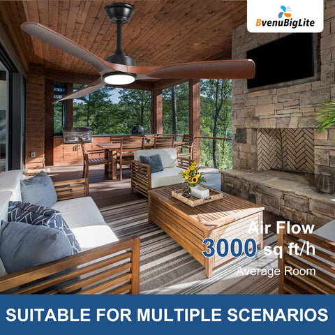 BvenuBigLite reversible motor circulates air in all seasons