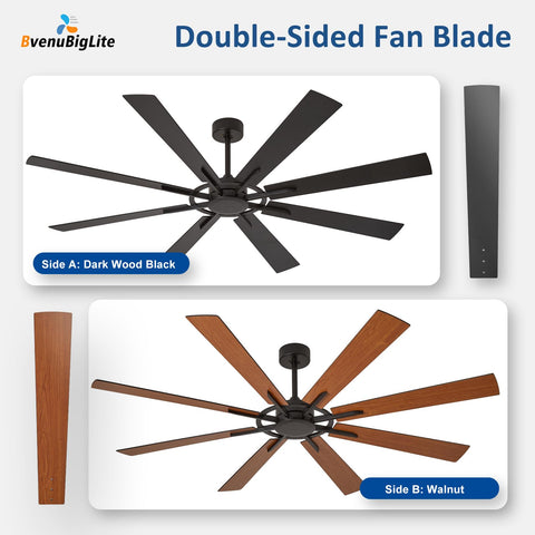 BvenuBigLite strong airflow ideal for living rooms or patios.