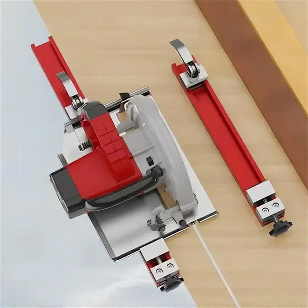 BVY adjustable cutting rail showing precise alignment for clean cuts